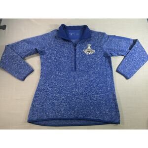 Antigua Tampa Bay Lightning 2020 Stanley Cup Champions Quarter Zip Womens L
